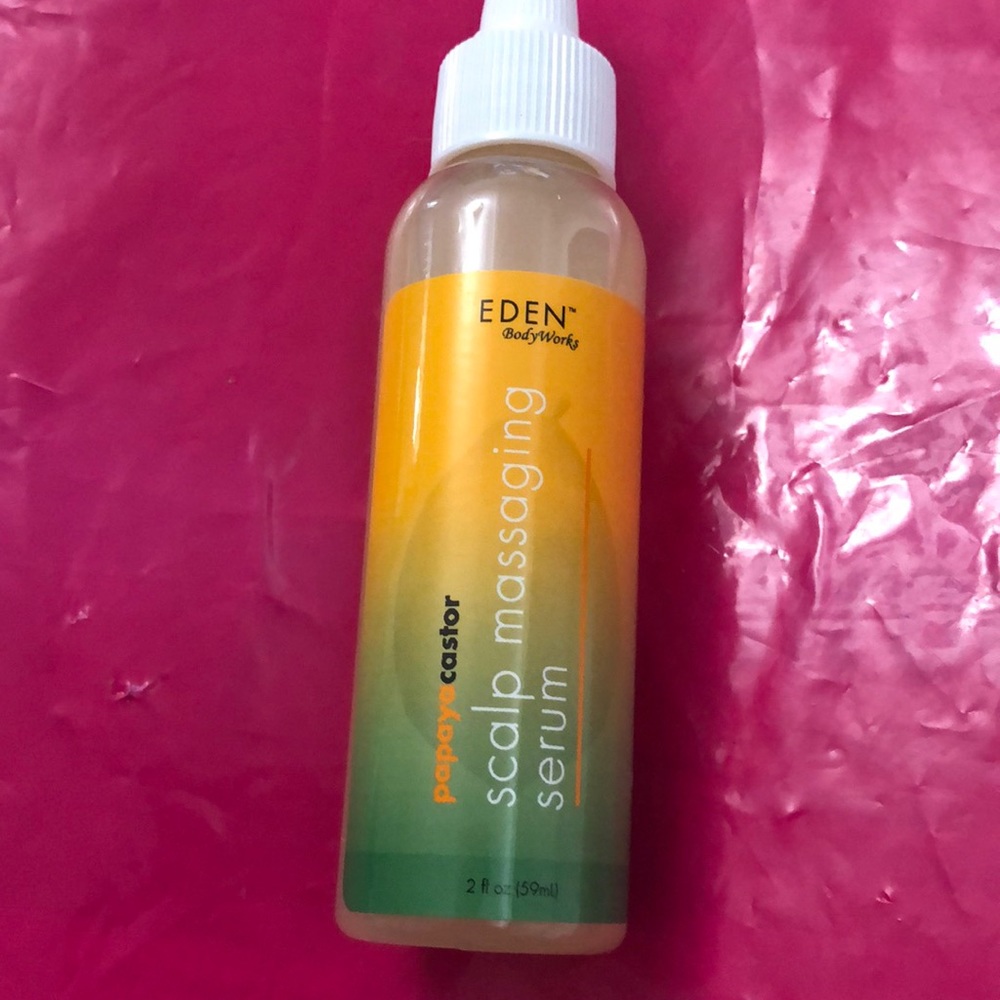 NEW Eden Bodyworks papaya castor scalp massaging serum